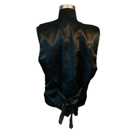 Bali Gem Sequin Vest Santa and a Christmas Tree Women's Size Medium - Picture 9 of 11